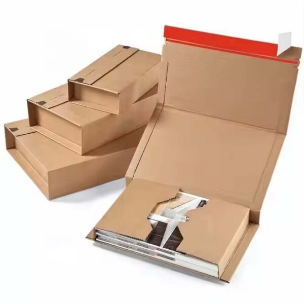 Corrugated Book Shipping Box Cardboard Panel Packaging