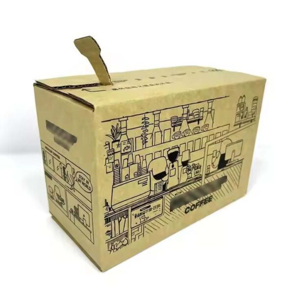 Custom Color Printing Mailbox Packaging Cardboard Box Self Adhesive Corrugated Paper - Image 2