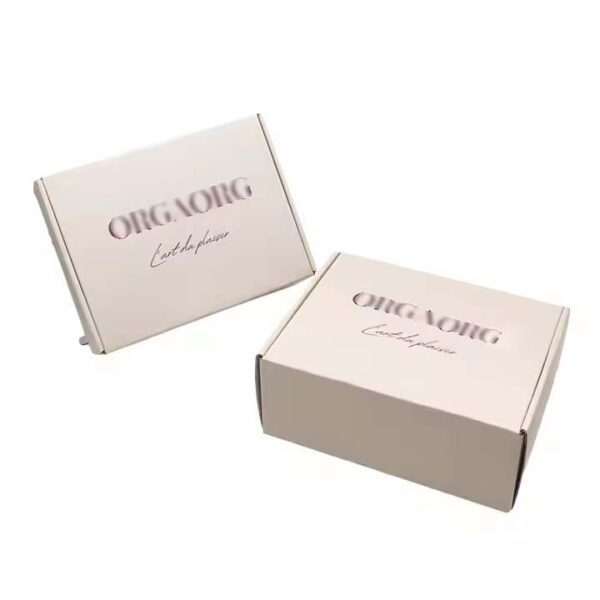 Custom zipper tear strip line cosmetic wig box custom logo packaging box packaging - Image 6